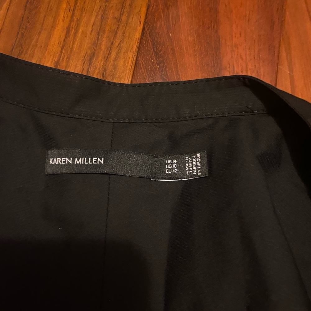 Karen Millen Button Down Corporate Top Blouse - Picture 5 of 5